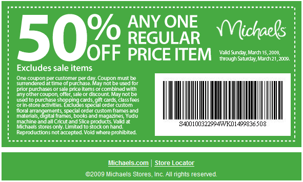 Past HSN Coupon Codes Printable Coupons At Michaels